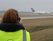 Lufthansa Airbus A 380 "München"- Ankunft   (©Foto: Martin Schmitz)